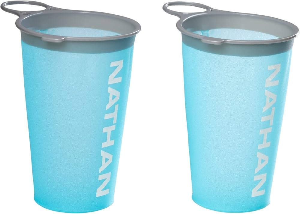 Nathan Reuseable Race Day Cup (2 Pack) Blue Me Away/White | Amazon (US)