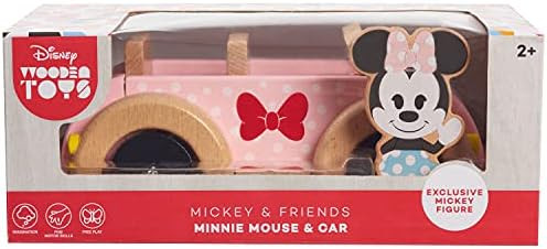 Disney Wooden Toys Minnie Mouse Figure and Vehicle, Amazon Exclusive, by Just Play | Amazon (US)