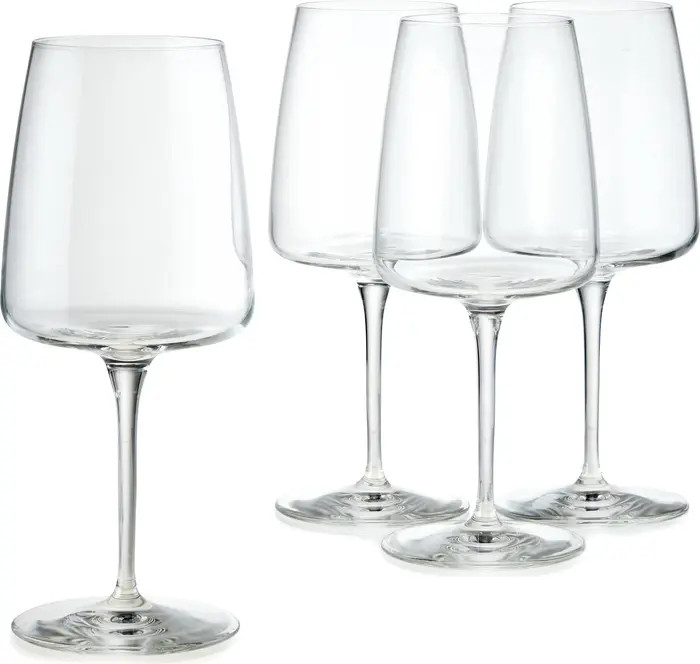 Planeo Set of 4 Red Wine Glasses | Nordstrom Rack