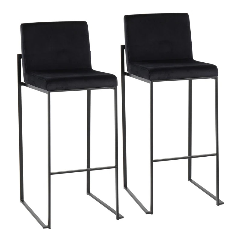 Rego Upholstered Counter Stool with Metal Frame | Wayfair North America