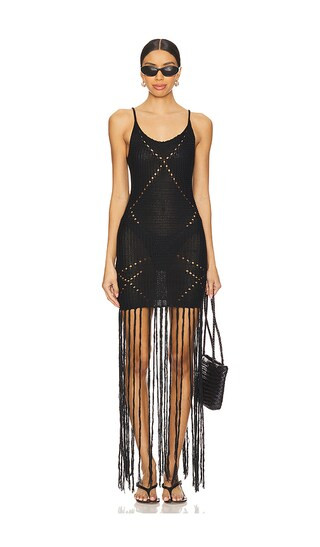 Avi Maxi Dress in Black | Revolve Clothing (Global)