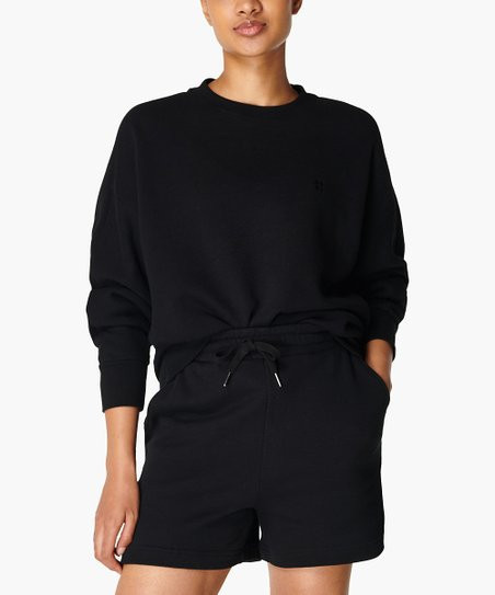 Sweaty Betty Black Essentials Sweatshirt - Women | Zulily