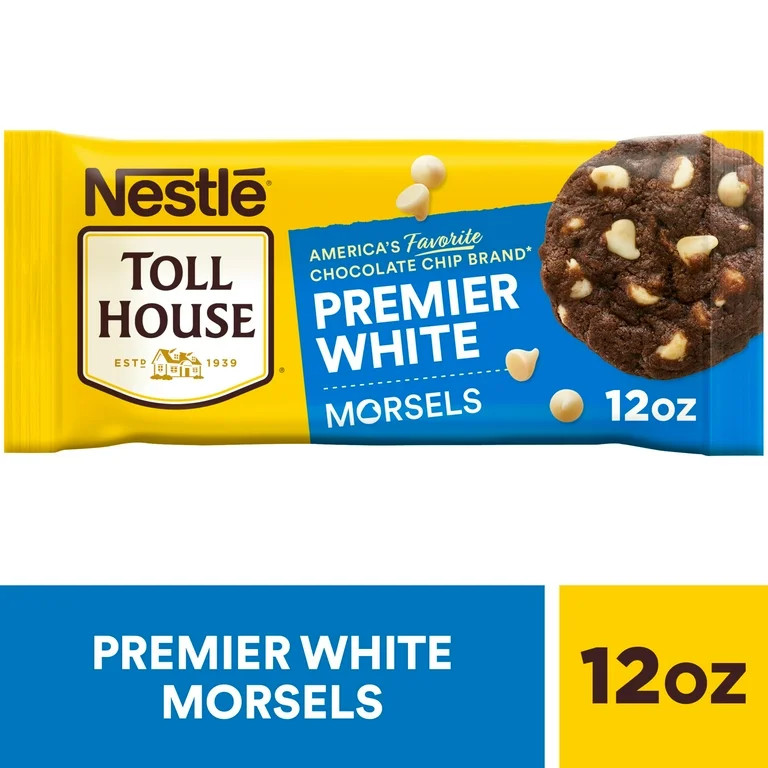 Nestle Toll House Premier White Regular Baking Chips, Morsels, 12 oz Bag | Walmart (US)