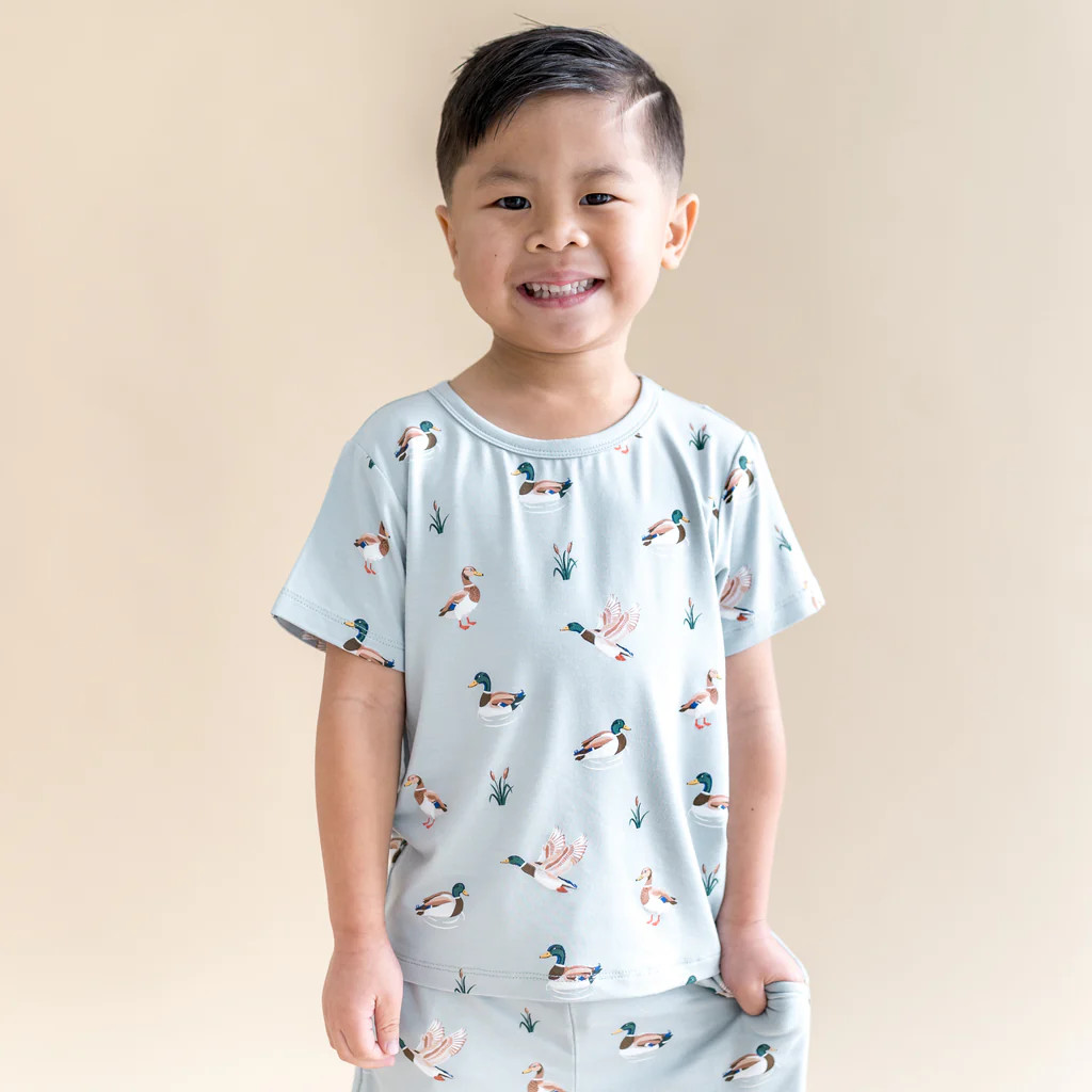 Toddler Basic Tee in Mallard Duck | Kyte Baby