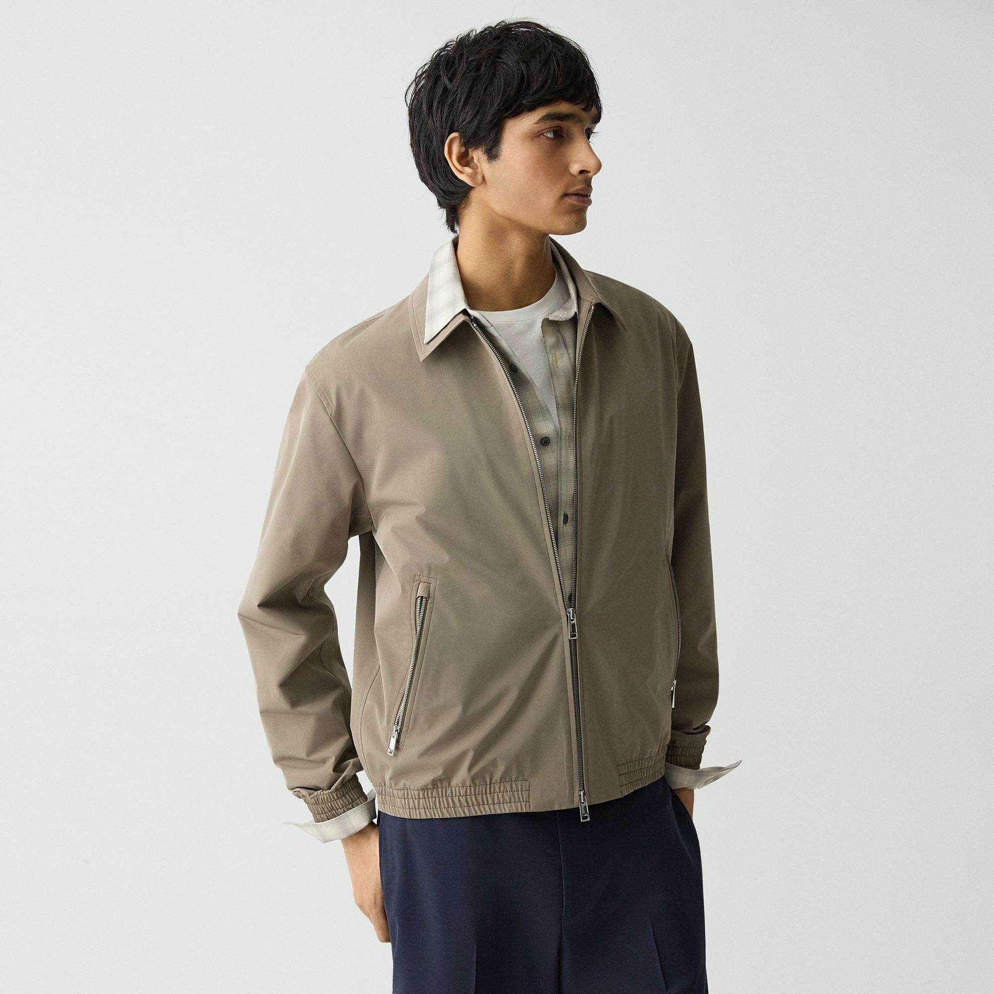 Blouson Zip Jacket in Foundation Twill | Theory