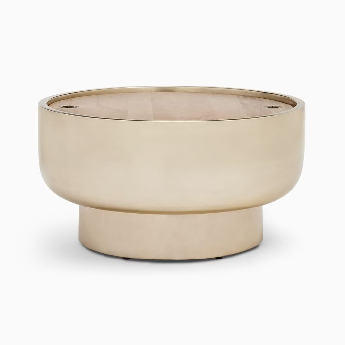 Drum Storage Coffee Table (32"–40") | West Elm (US)