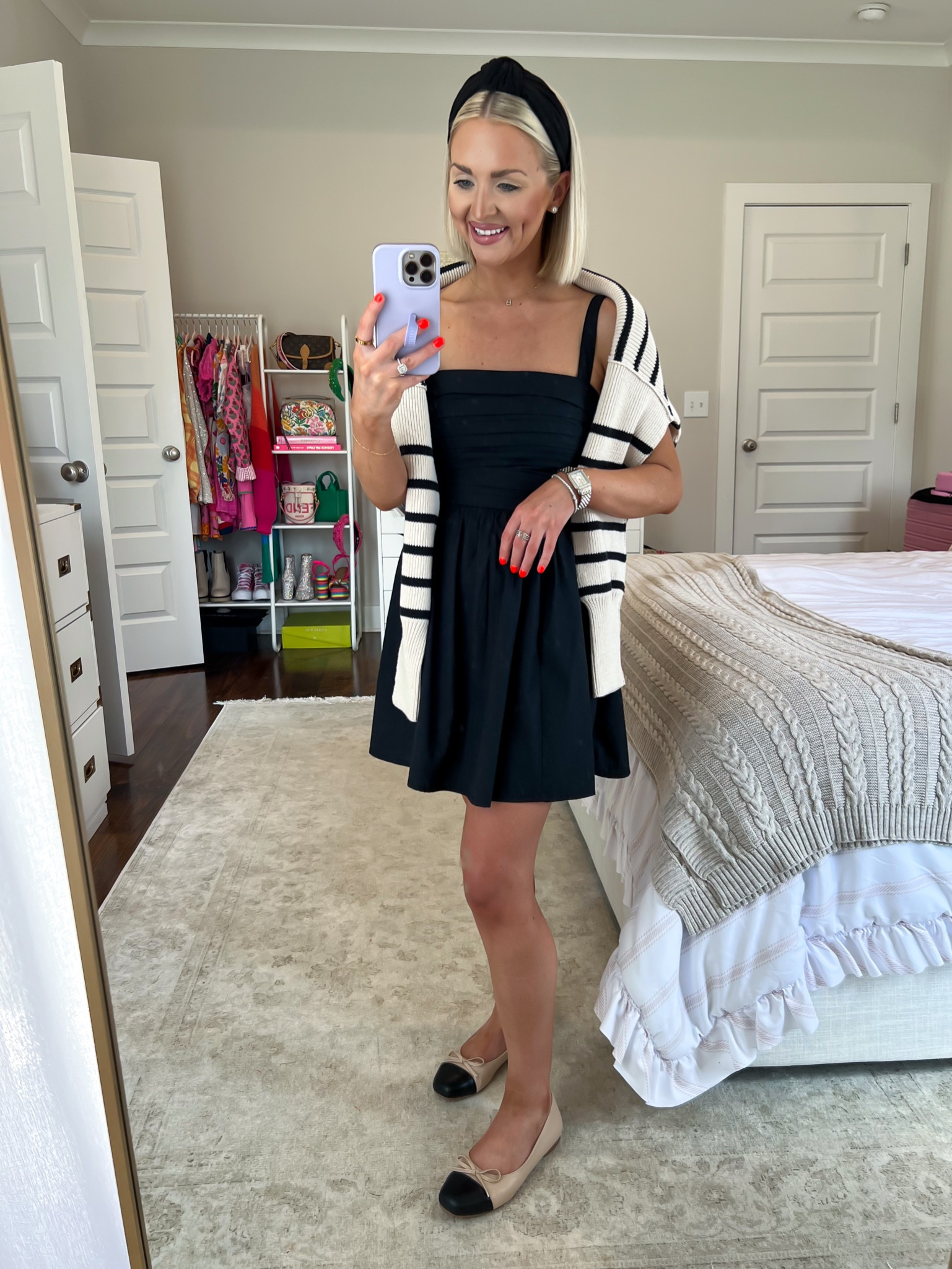 20% off + extra 15% off with DRESSFEST
Size: XS petite (needed regular length) 