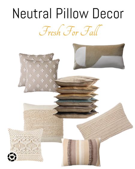 It’s September. Time to refresh your home with some new pillow love in neutral colors for fall.￼

#LTKunder50 #LTKhome