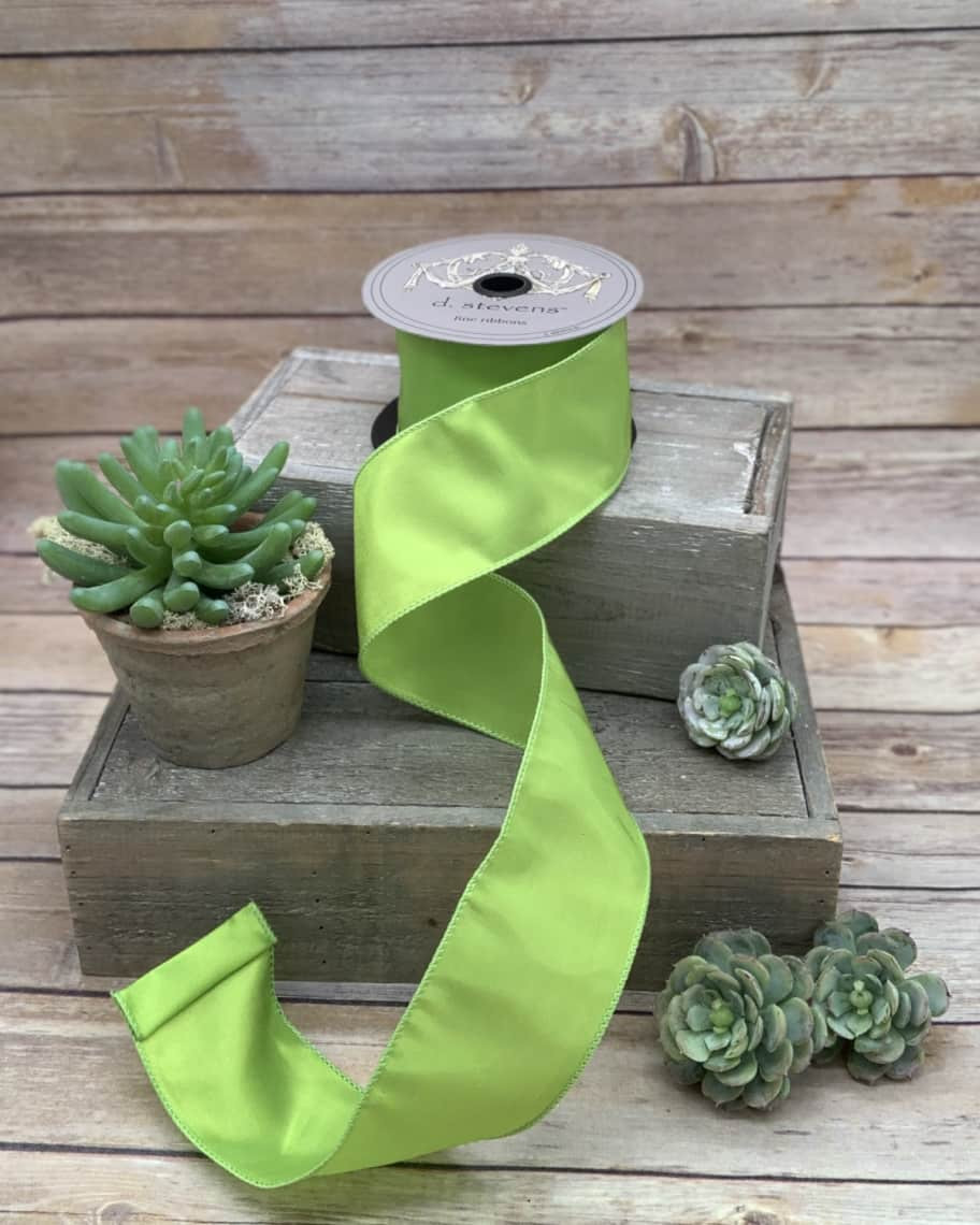 D. Stevens Simply Taffeta Ribbon, 2.5" X 25 Yards | Neiman Marcus