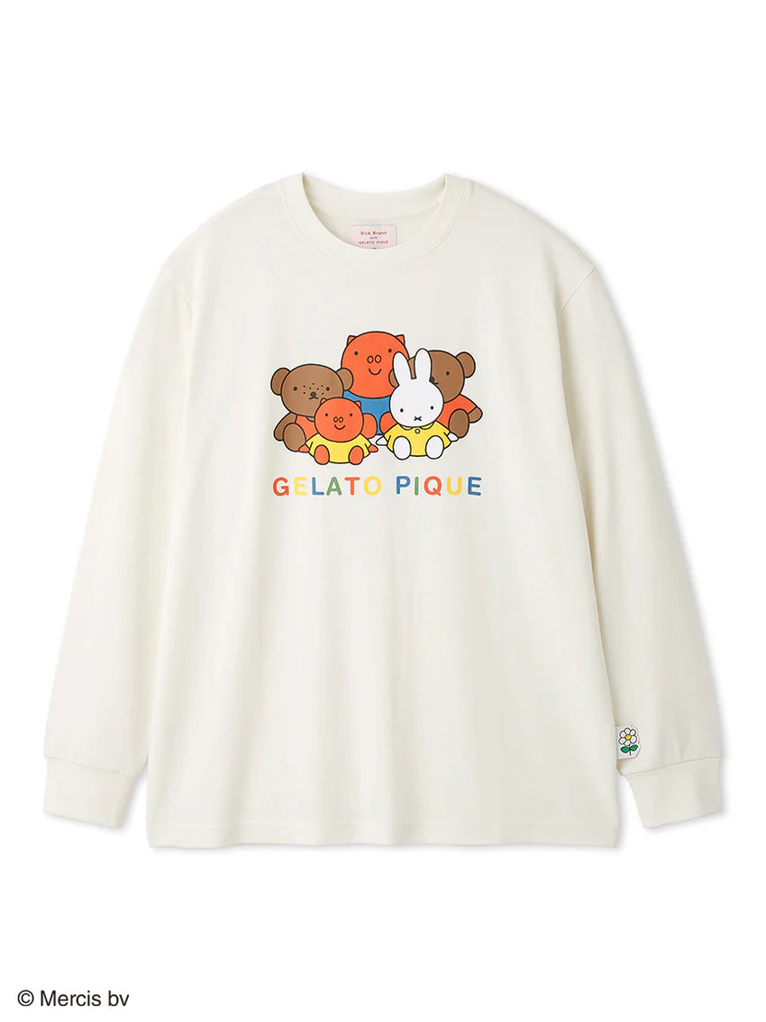 [Dick Bruna] UNISEX Motif Long Sleeve Shirt | Gelato Pique