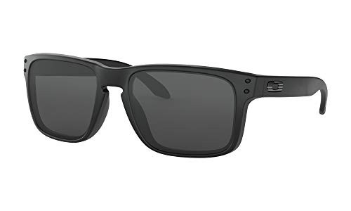 Oakley Men's Holbrook Square Sunglasses, Matte Black, 55 | Amazon (US)