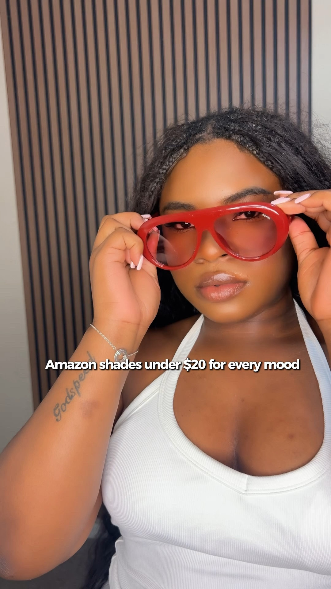 one thing about me, imma have a pair of shades for every fit 😭

these Sojos shades from Amazon are all under $20 and each pair gives a whole different mood. whether I want something chill, bold, or extra, I love having options that pull the look together fast.

comment “link” and I’ll send them 💌

#sojos #amazonfashionfinds #amazonshades #accessoryfinds #under20finds