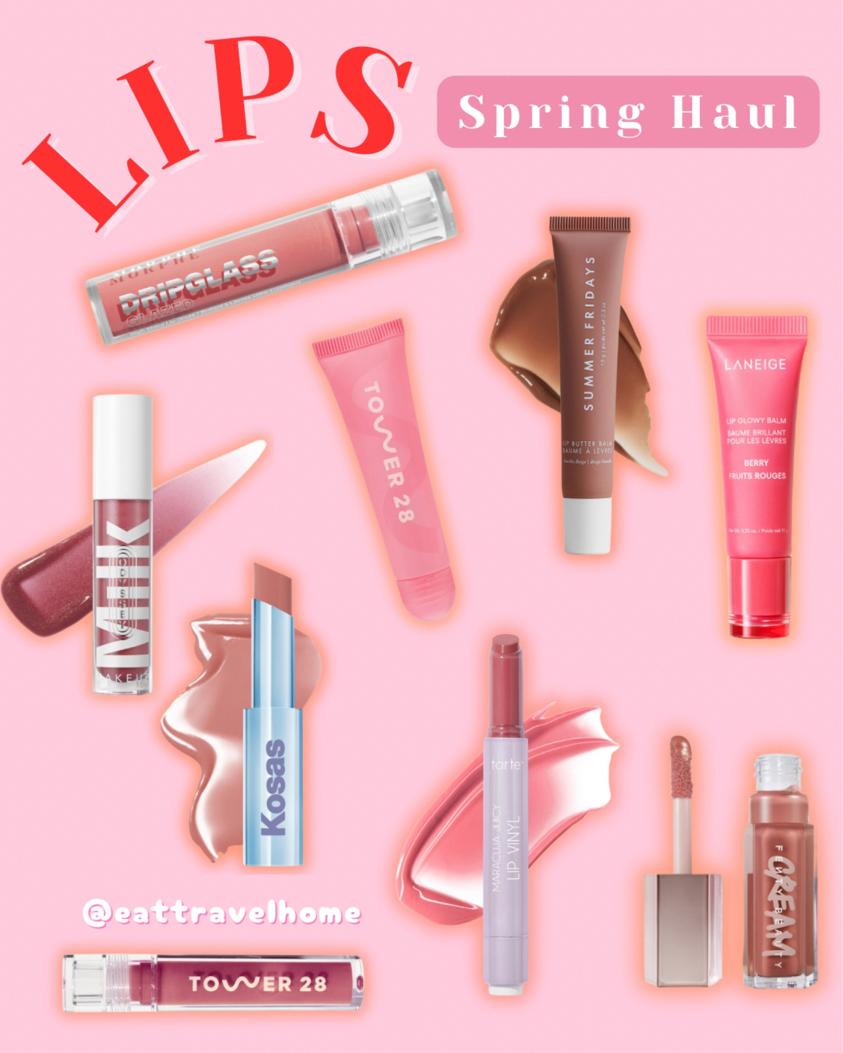 SPRING HAUL 💄🌸🌷

FAVE LIP PRODUCTS 

[Milk beauty laneige kosas clean makeup brands cosmetics tarte fenty beauty Rihanna morphe dripglass summer Fridays tower 28 lip gloss stain lipstick liquid polite society Charlotte tilbury sephora ulta beauty]

#LTKfindsunder50 #LTKxSephora #LTKbeauty