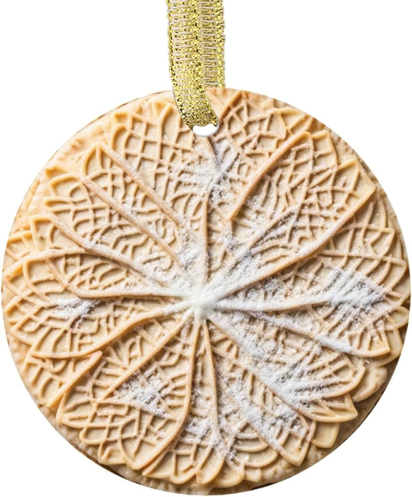 Food-Themed Christmas Ornament - Funny Cute Holiday Tree Decoration for Foodies & Food Lovers Ita... | Amazon (US)