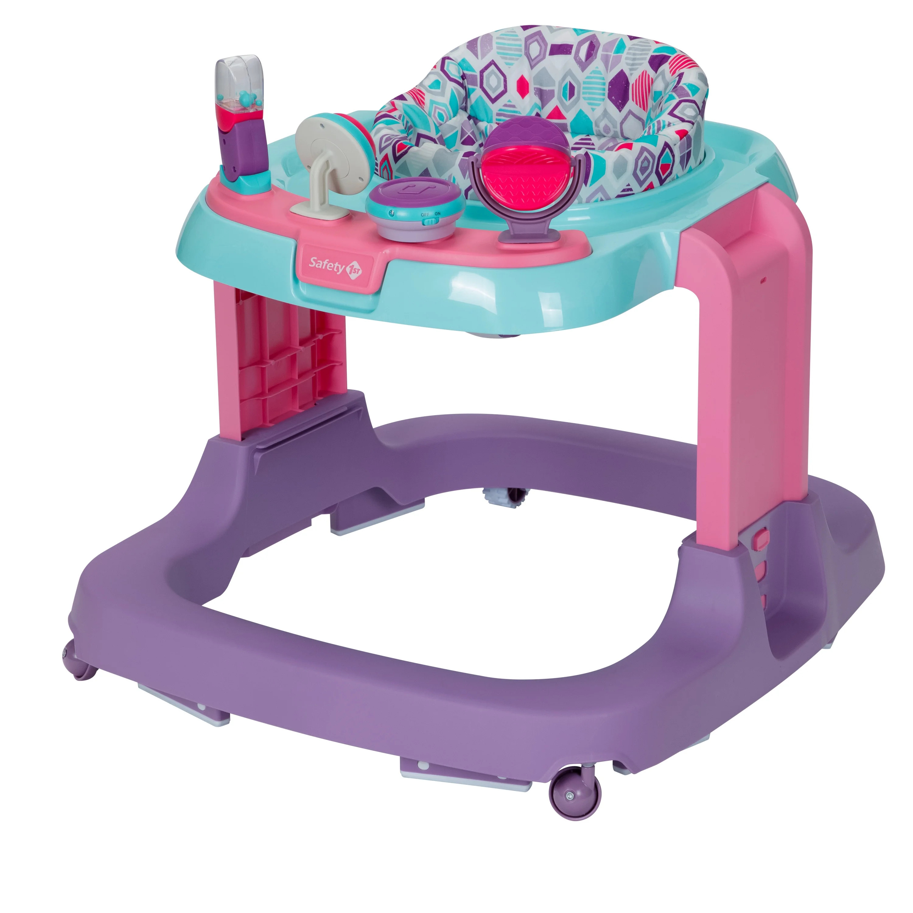Safety 1ˢᵗ Ready, Set, Walk! DX Developmental Walker, Lavender Buzz | Walmart (US)