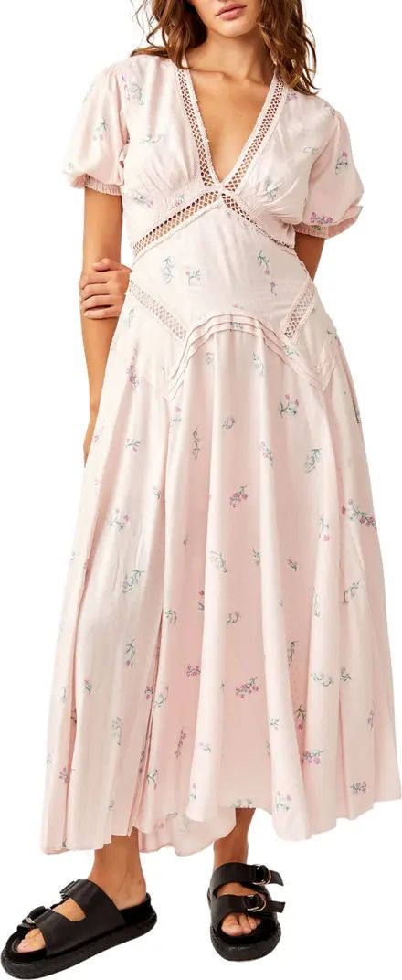 Free People Still in Love Floral Embroidered Maxi Dress | Nordstrom | Nordstrom