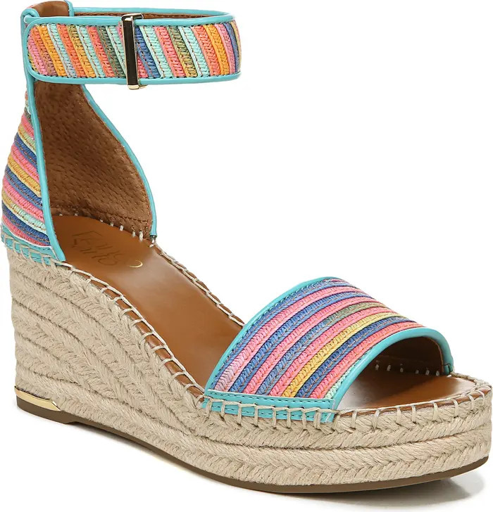 Franco Sarto Clemens Ankle Strap Platform Wedge Sandal (Women) | Nordstrom | Nordstrom