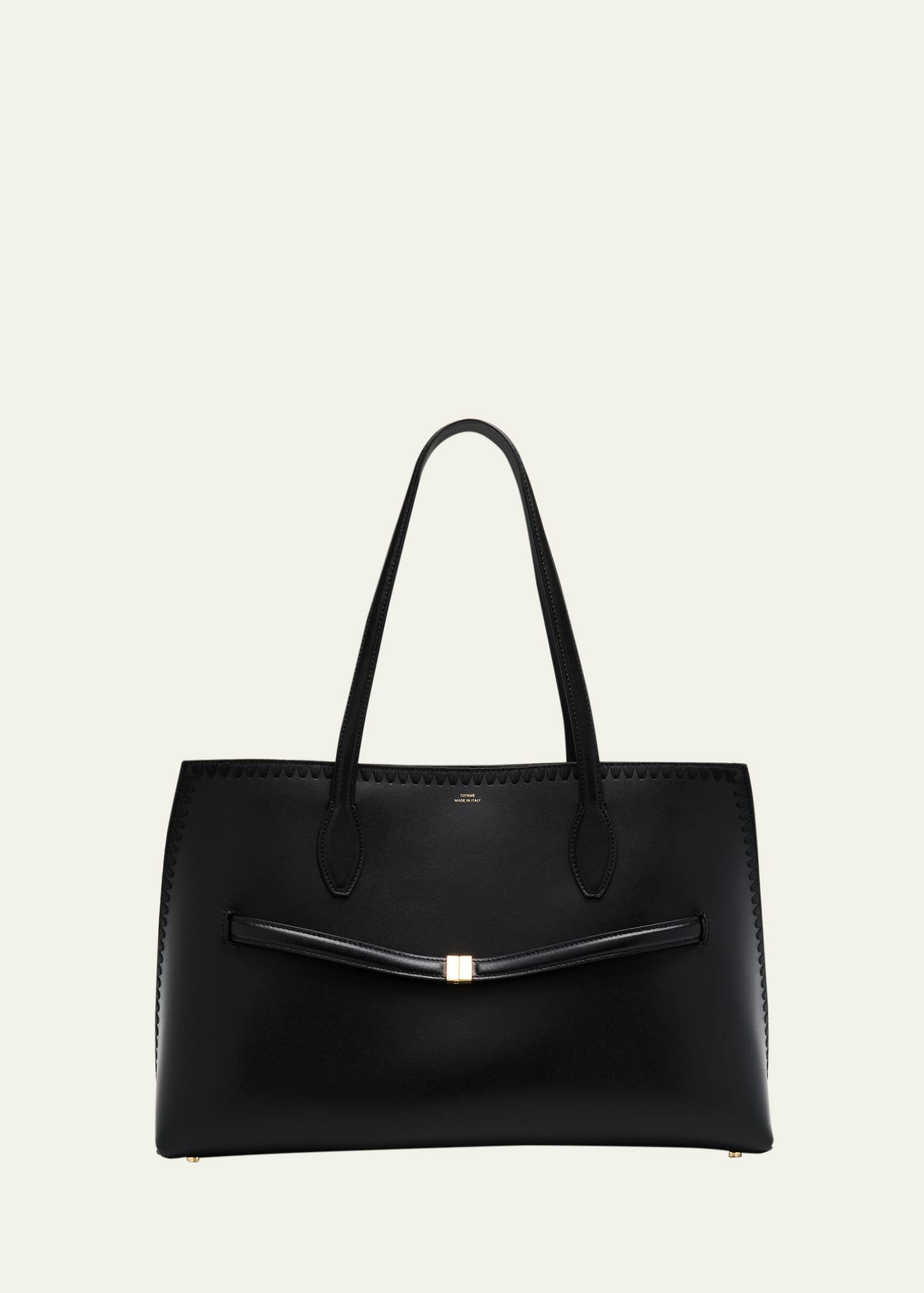 Toteme Embroidered Leather Lounge Tote Bag | Bergdorf Goodman