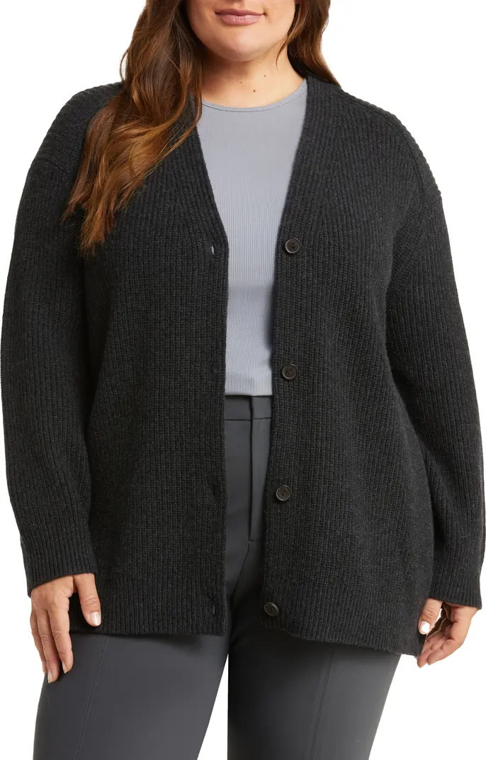 Oversize Wool & Cashmere Cardigan | Nordstrom