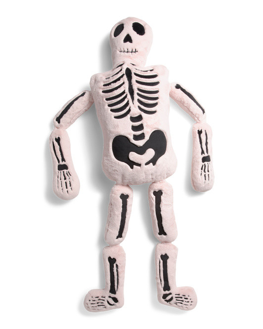 5ft Life Sized Skeleton Shaped Buddy Pillow | TJ Maxx