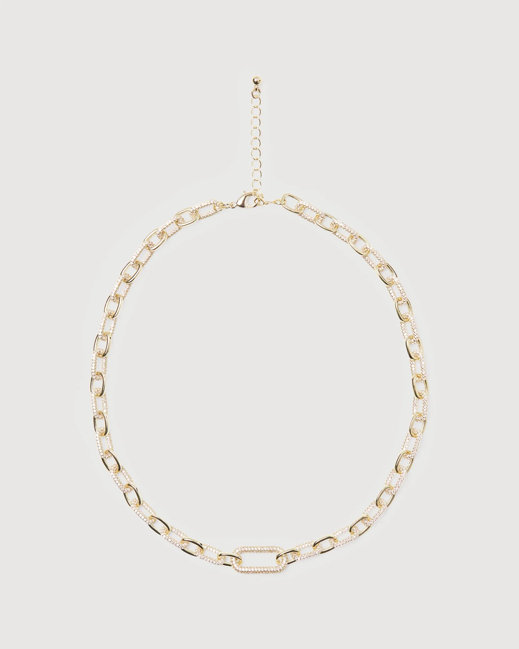 Pave Link Necklace | Rachel Parcell