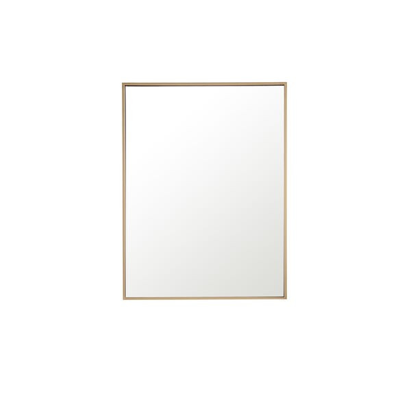 Eternity Brass 32-Inch Mirror | Bellacor