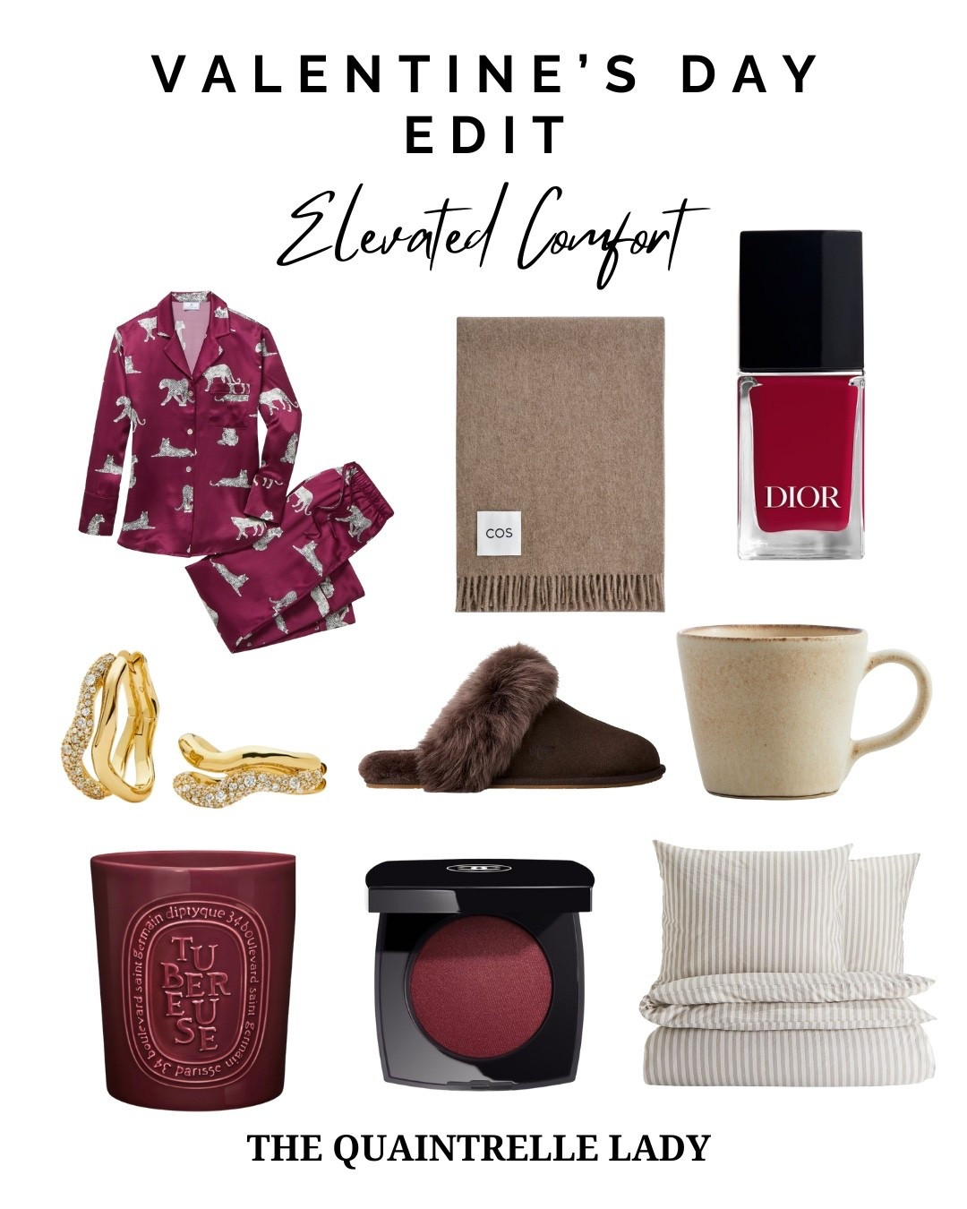 Comfort, but make it luxurious.
Soft layers, rich tones, cozy details, and indulgent beauty favorites designed for slow mornings and relaxed evenings. Because feeling good should still look beautiful.
✨ Like & save for chic comfort done right. #LTKValentines #ChicGifting #ValentinesEdit