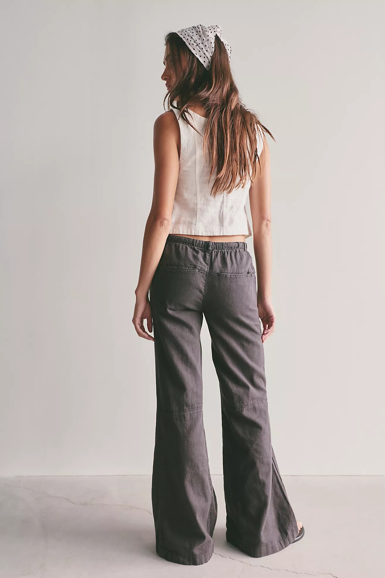 Break The Ice Linen Slouch Flare Pants | Free People (Global - UK&FR Excluded)