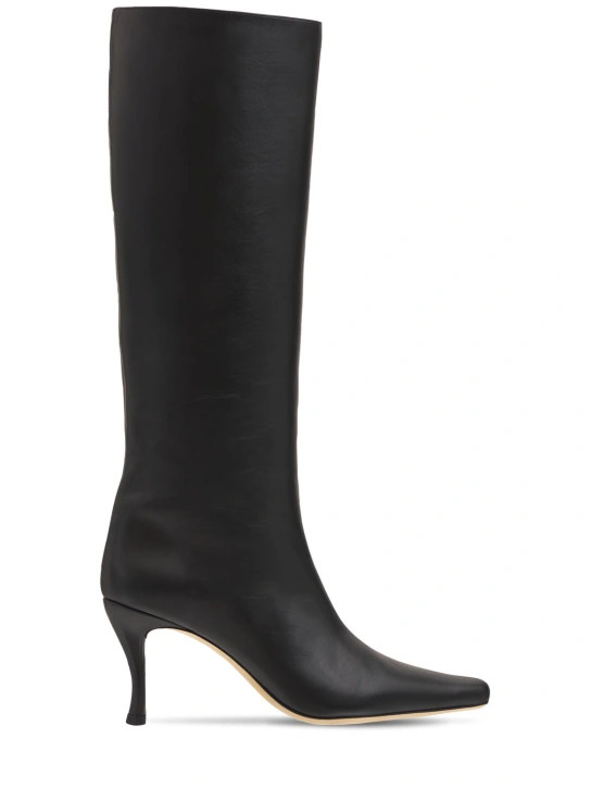 80mm stevie 42 leather tall boots - BY FAR - Women | Luisaviaroma | Luisaviaroma