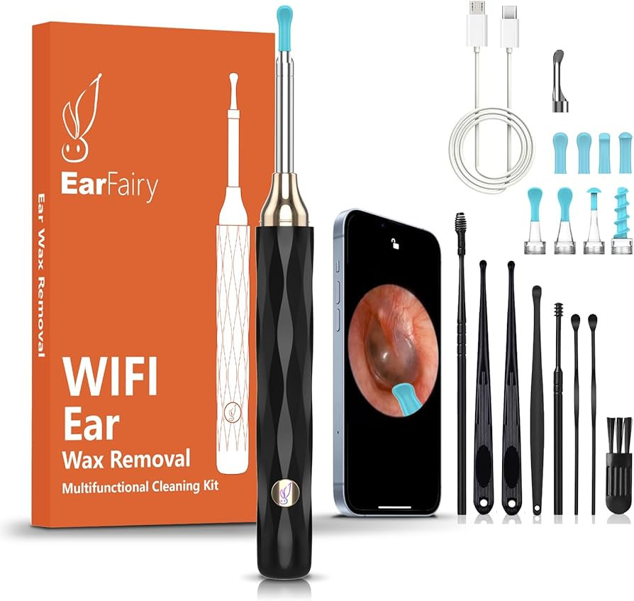 EarFairy Ear Wax Removal Tool with 1080P Ear Camera,Smart Ear Cleaner Earwax Removal Kit with 8 E... | Amazon (US)