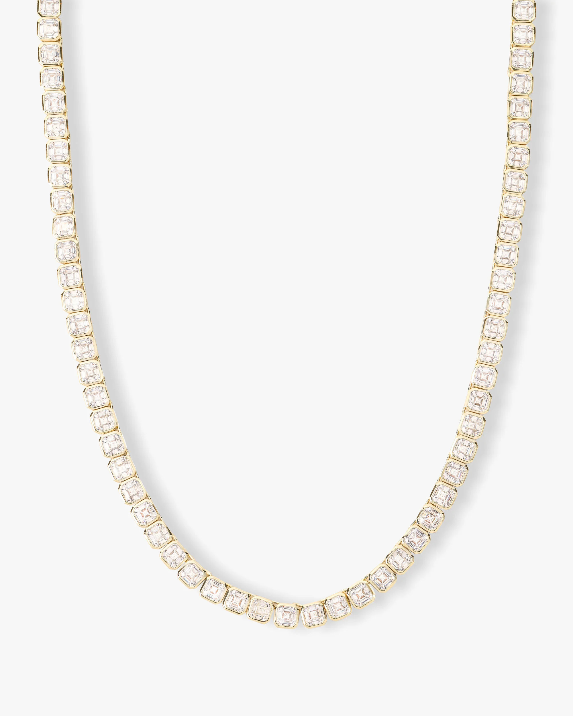 Duchess Tennis Necklace - Gold|White Diamondettes | Melinda Maria Jewelry