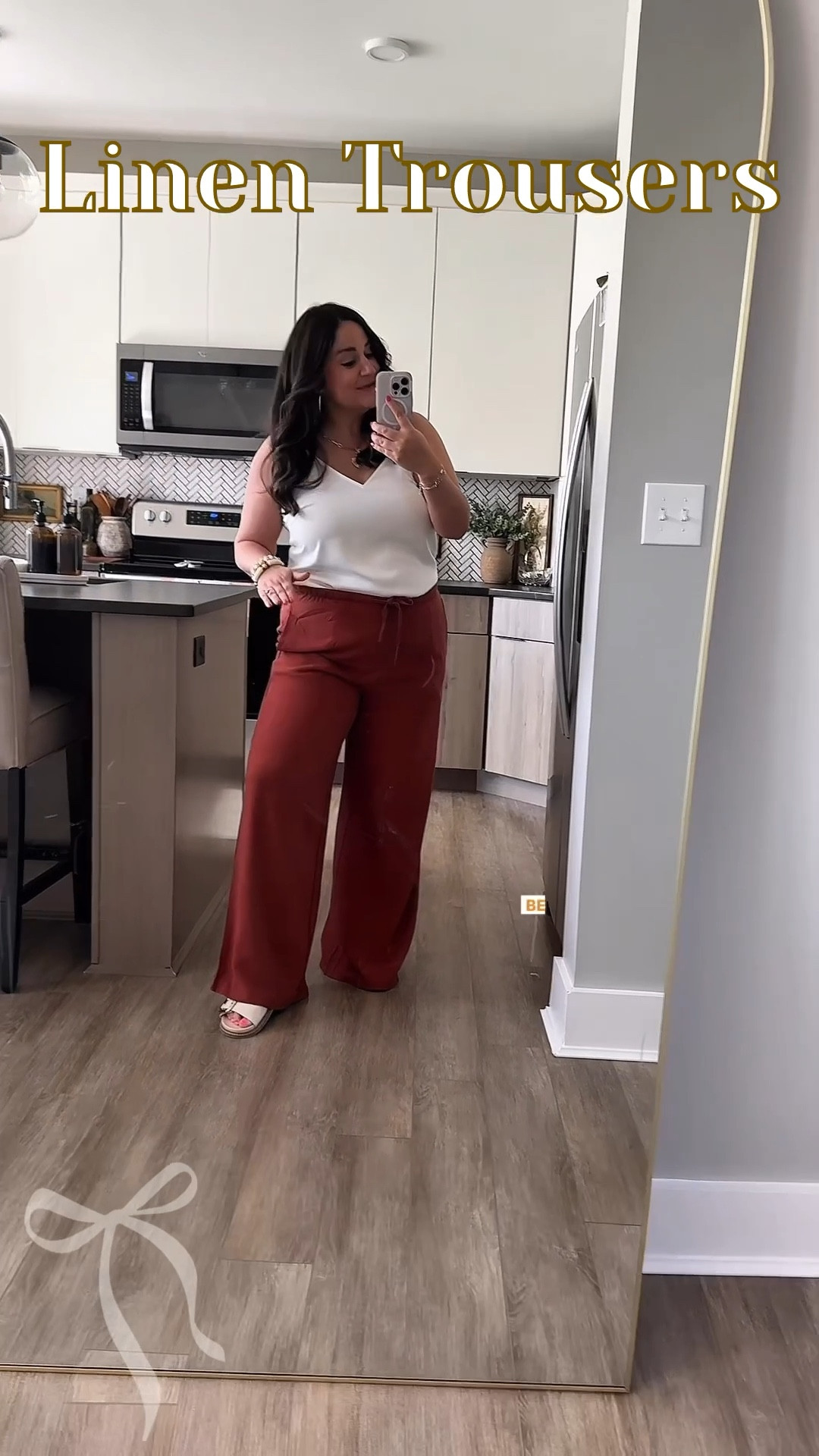 Cutest comfiest linen trousers that can be dressed up for a work outfit or down for a vacation outfit! 💛

Wearing a size large!

Also linked my cute sandals, white shirt sleeve top, and flowy spaghetti  strap top!

Midsize, plus size, Amazon fashion, linen pants, beach cover, swim cover, flowy top, mom outfit, maternity outfit, bump friendly, comfy outfit, resort wear 

#LTKPlusSize #LTKBump #LTKWatchNow