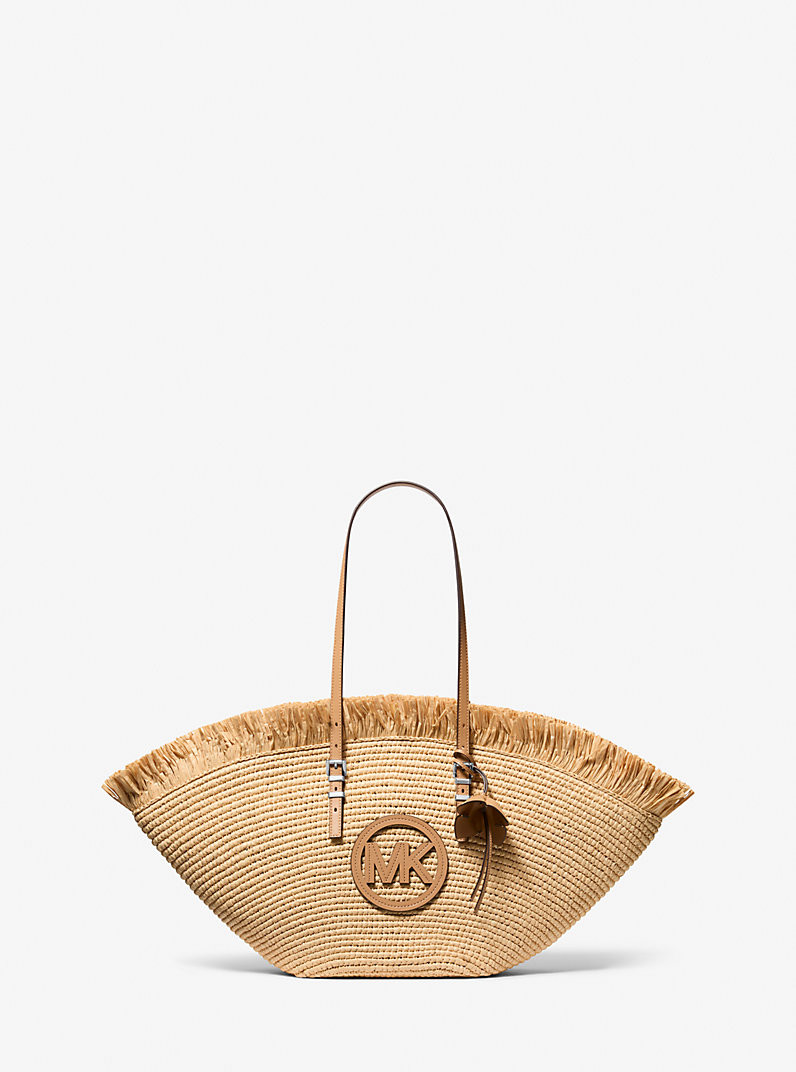 Isa Large Hand-Crocheted Fan Tote Bag | Michael Kors CA