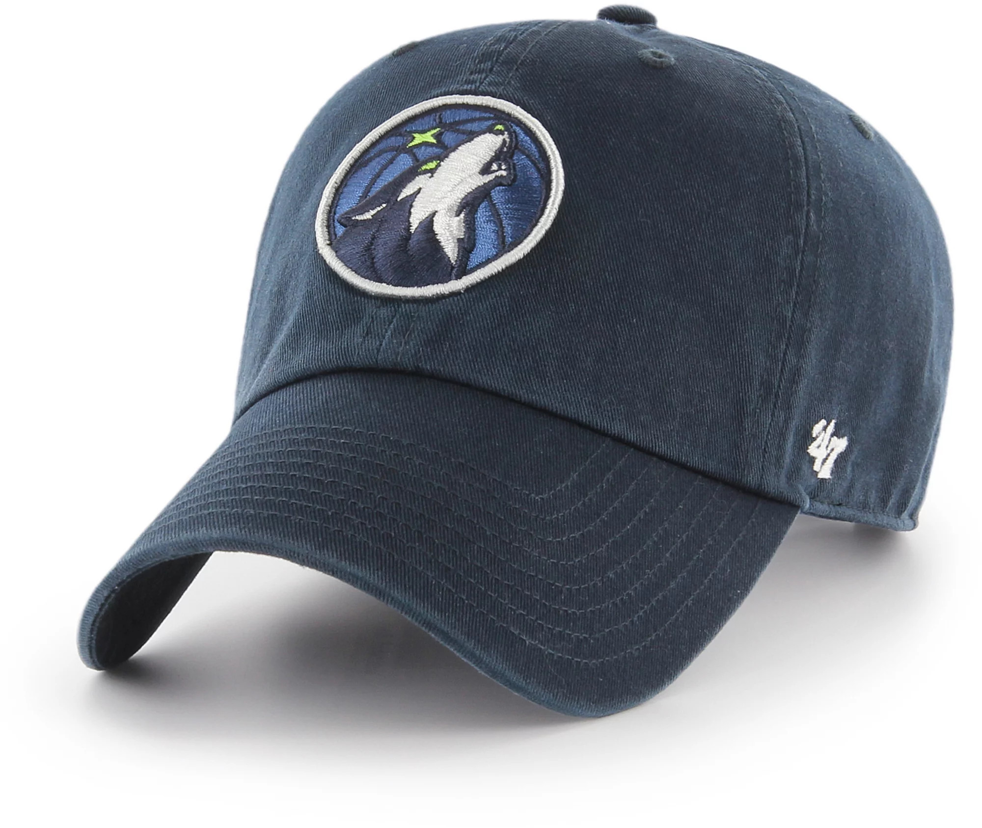 '47 Adult Minnesota Timberwolves Navy Clean Up Adjustable Hat, Women's | Dick's Sporting Goods