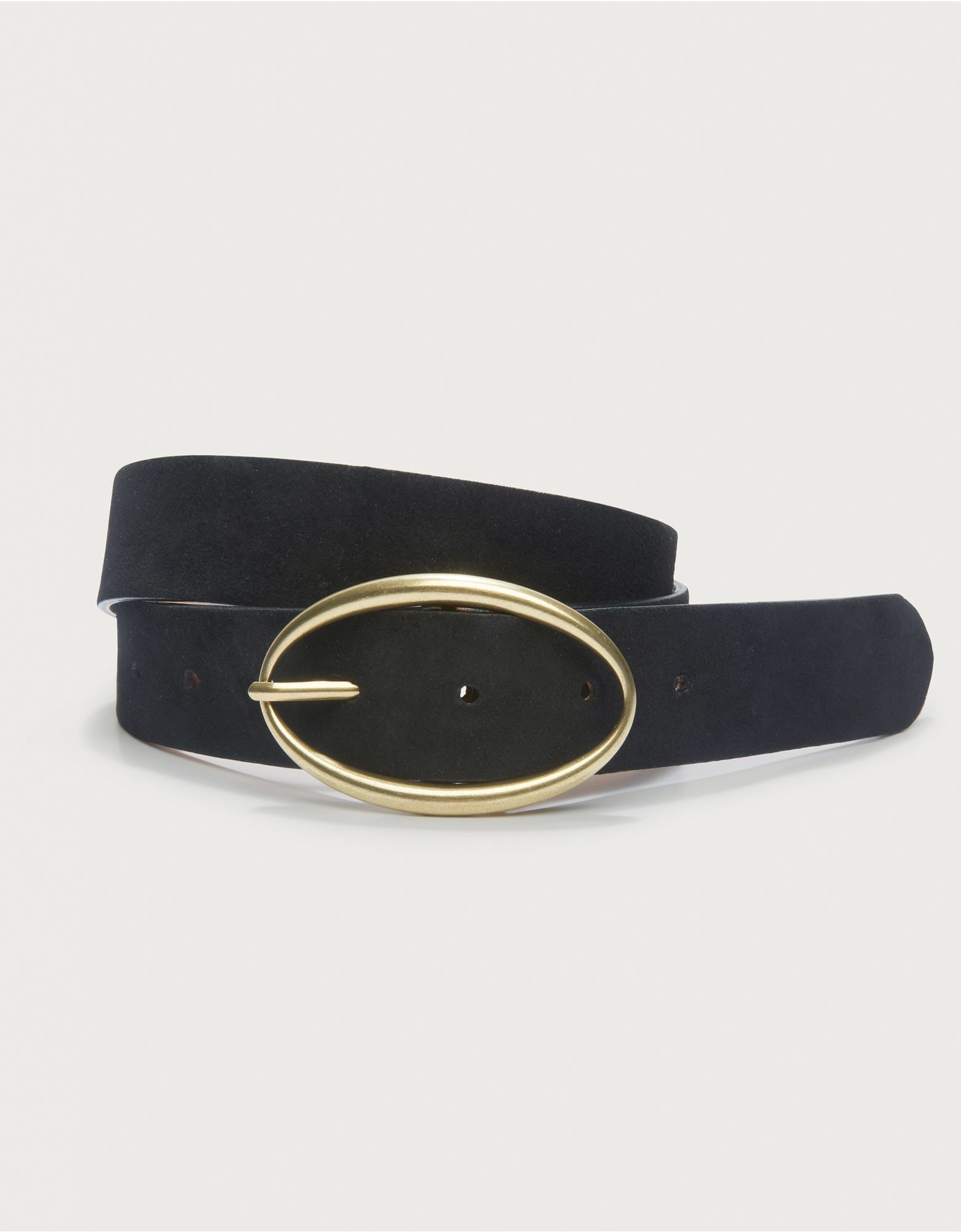 Suede Round Buckle Belt | The White Company (UK)