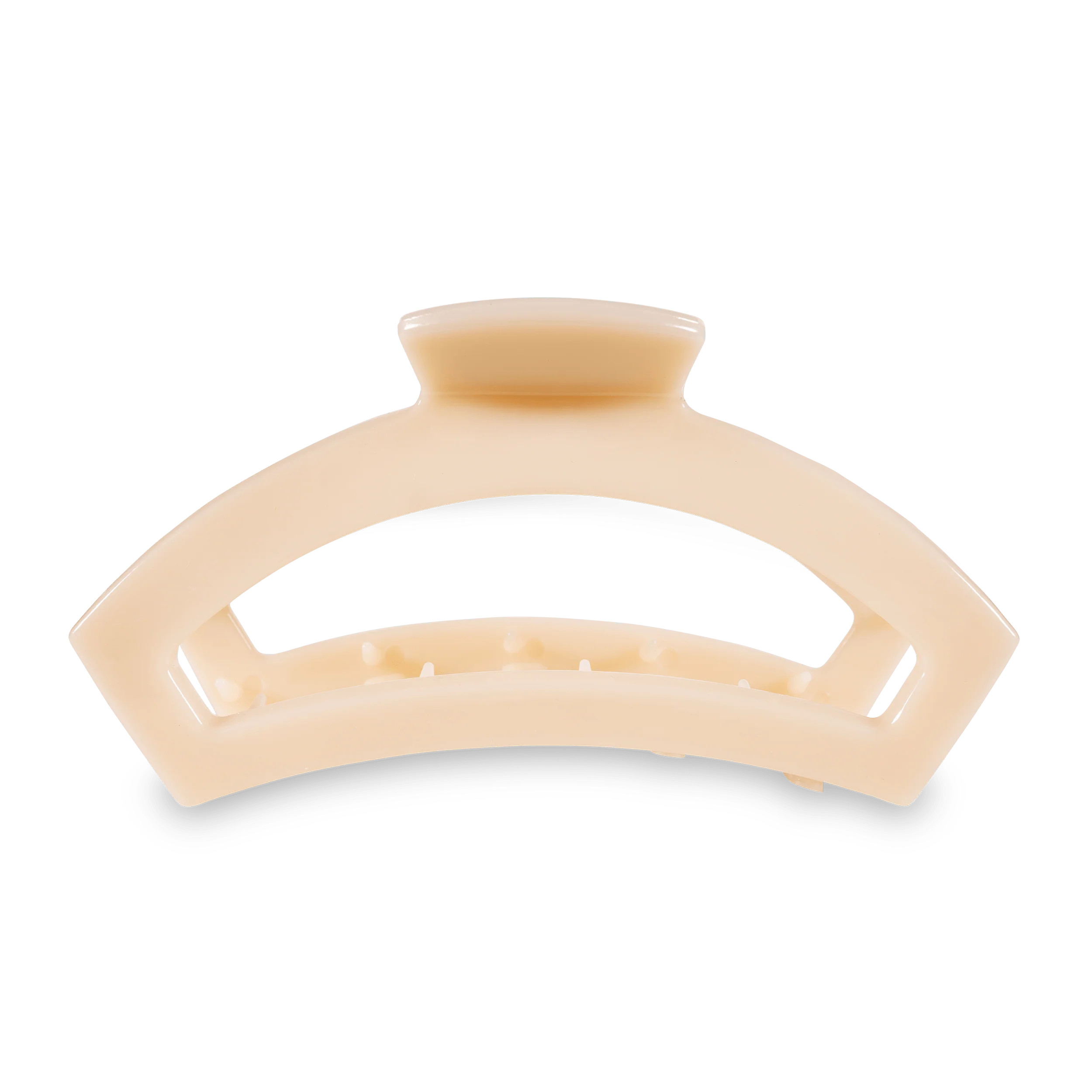 Open Almond Beige Large Hair Clip | TELETIES