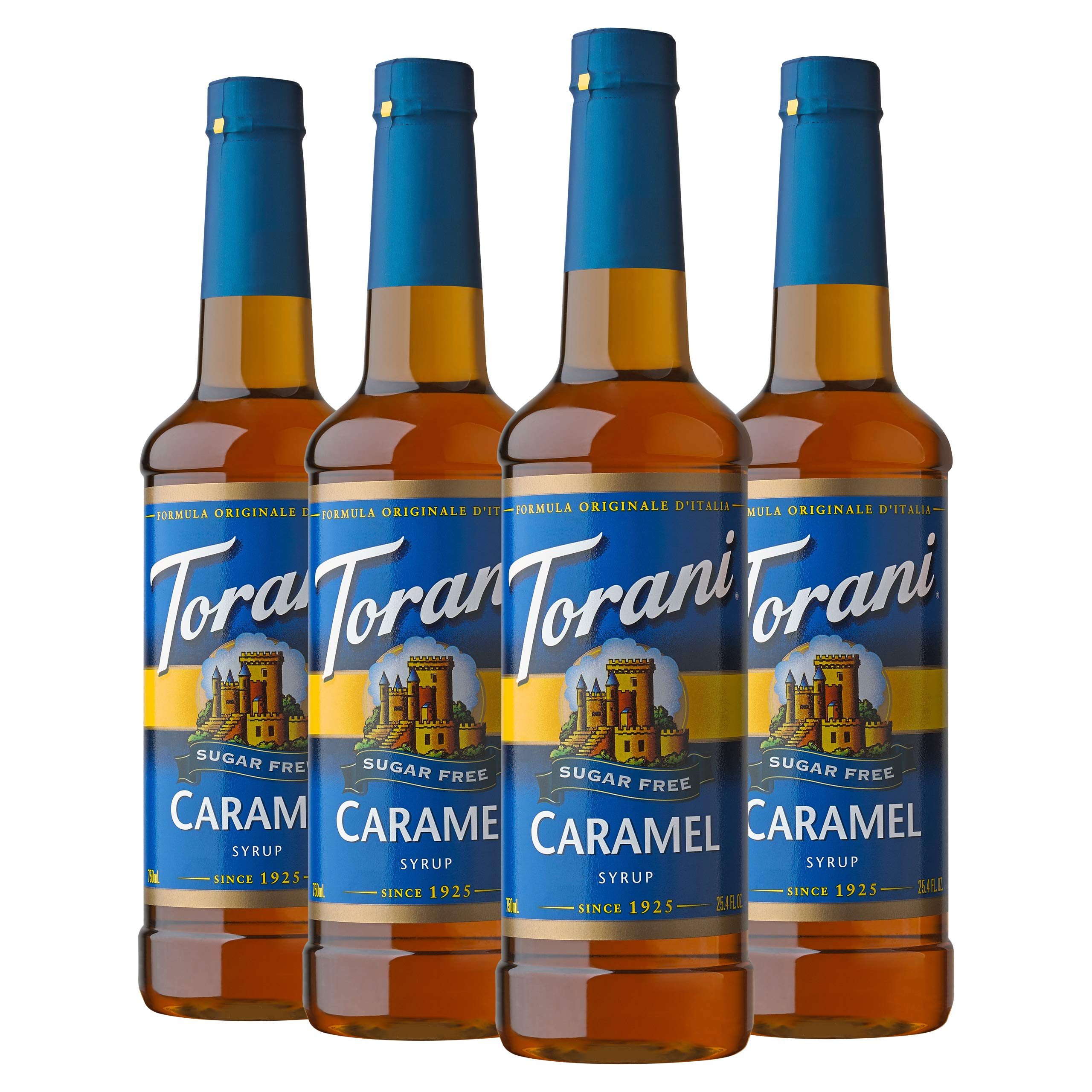 Torani Sugar Free Syrup, Caramel, 25.4 Fl Oz, (Pack of 4) | Amazon (US)