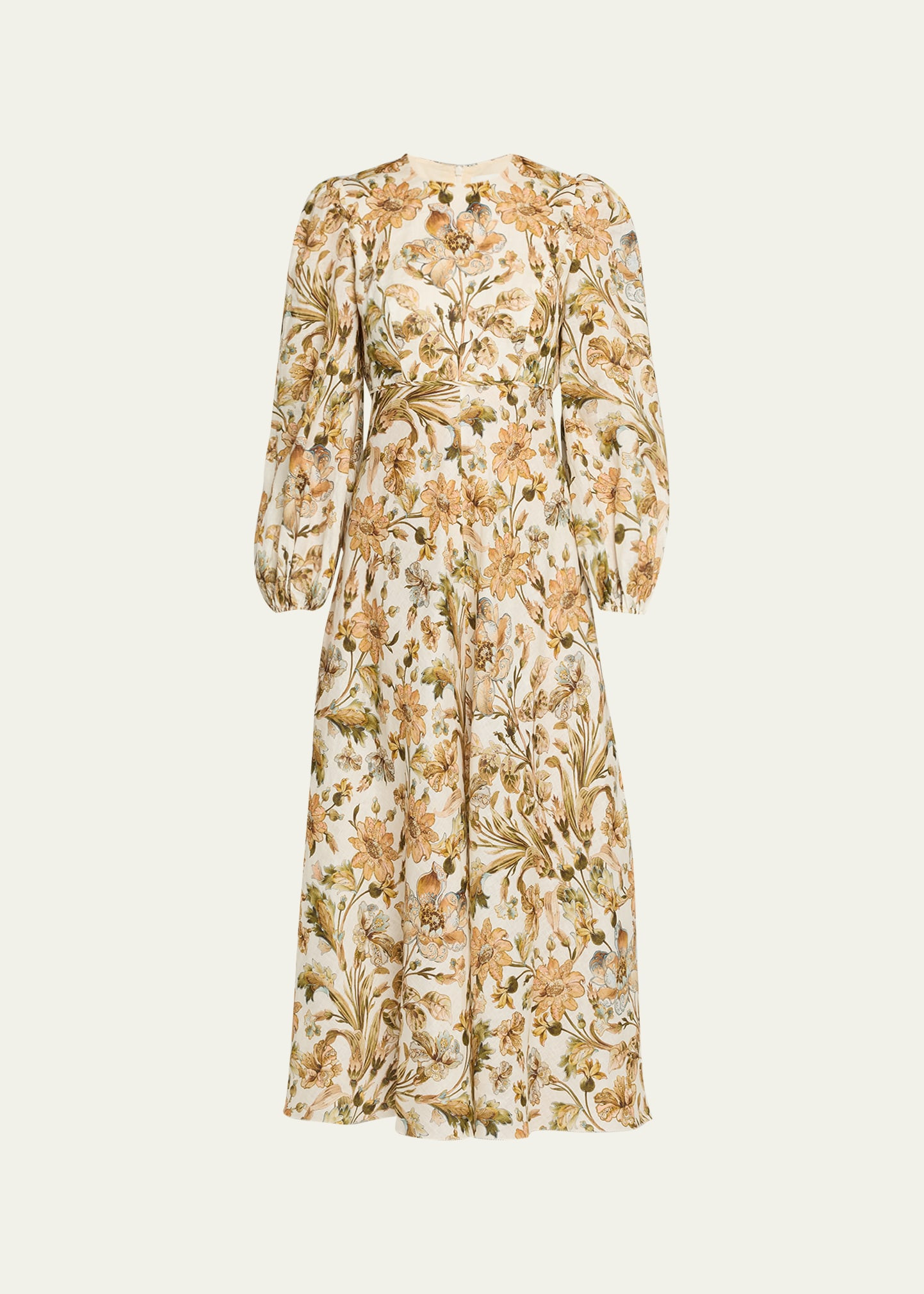 Zimmermann Chintz Floral High-Neck Maxi Dress | Bergdorf Goodman