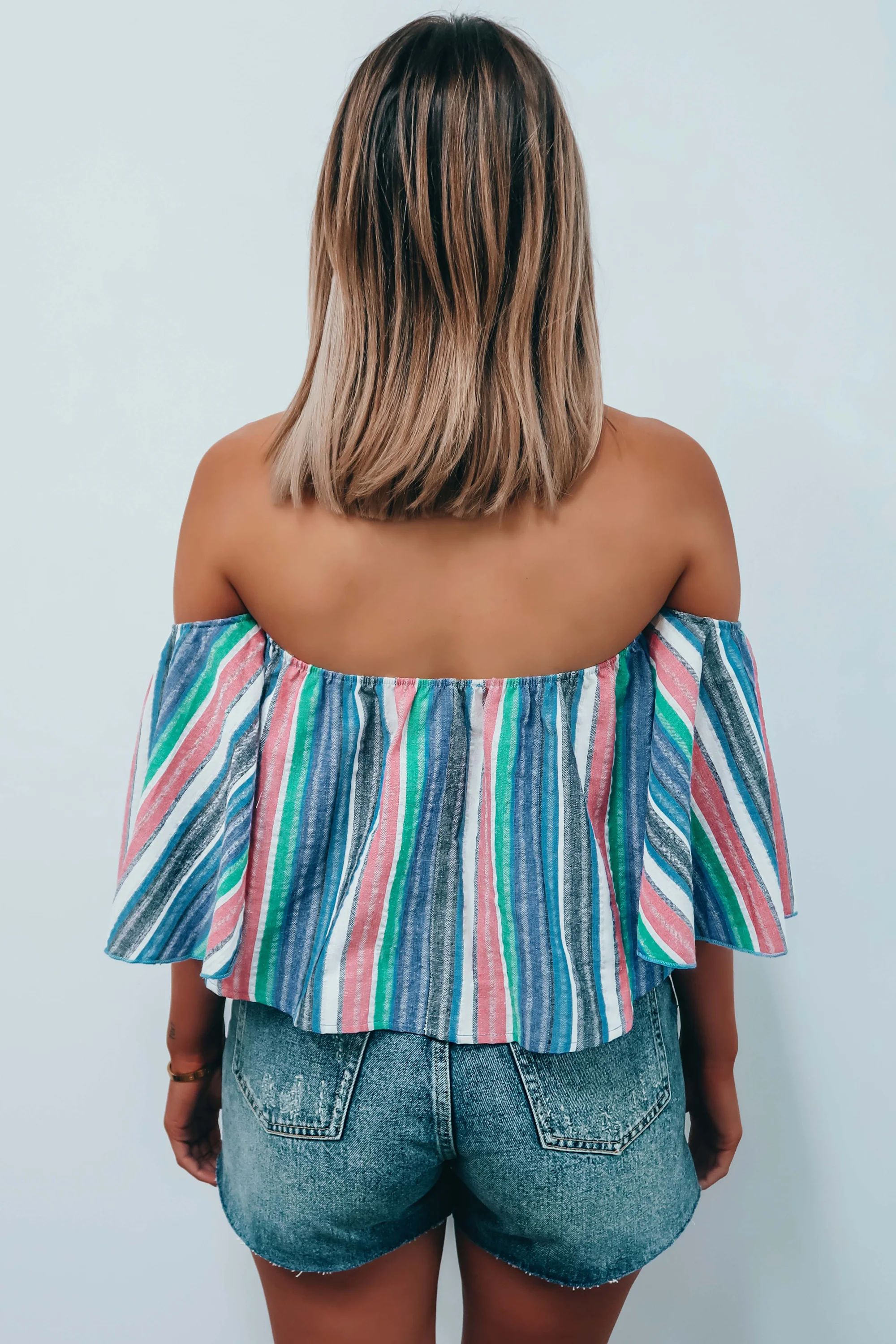 Thanks A Lot Cropped Top: Multi | Shophopes