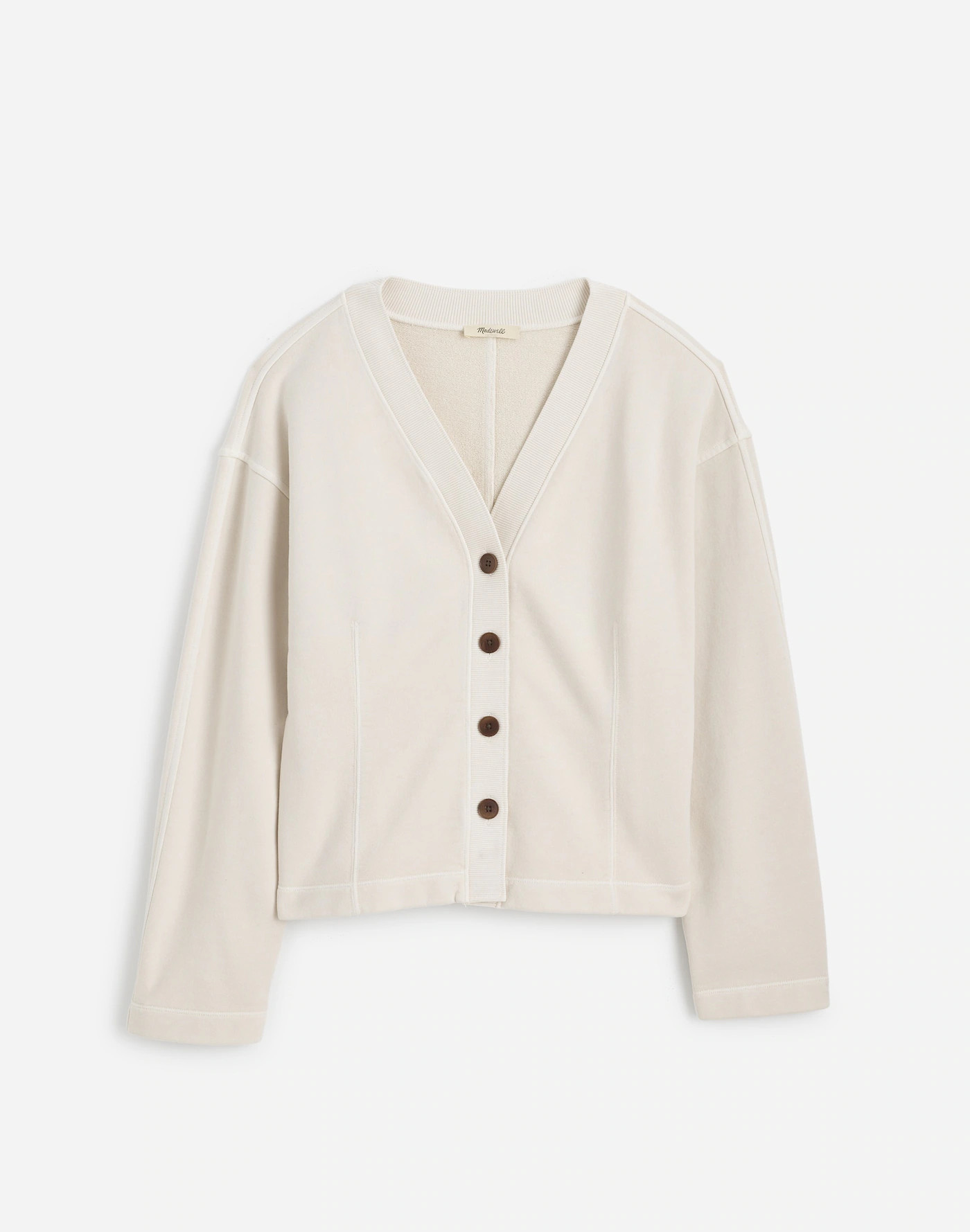 Darted Cardigan Sweatshirt | Madewell