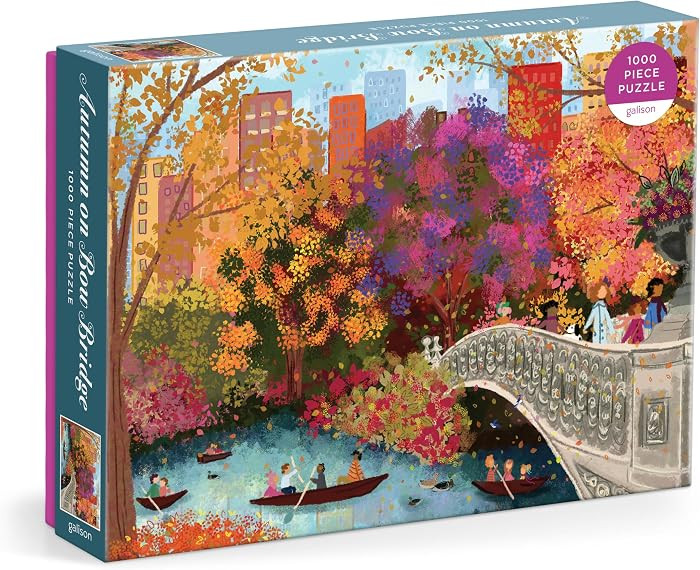 Galison - Autumn on Bow Bridge 1000 Piece Jigsaw Puzzle for Adults | Amazon (US)