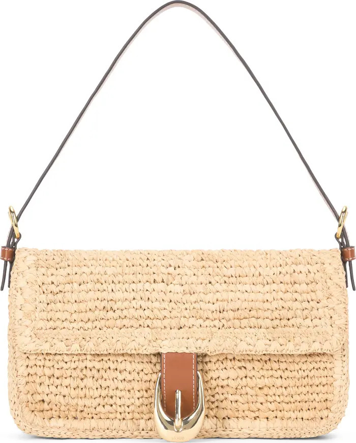 Harlow Raffia Shoulder Bag | Nordstrom