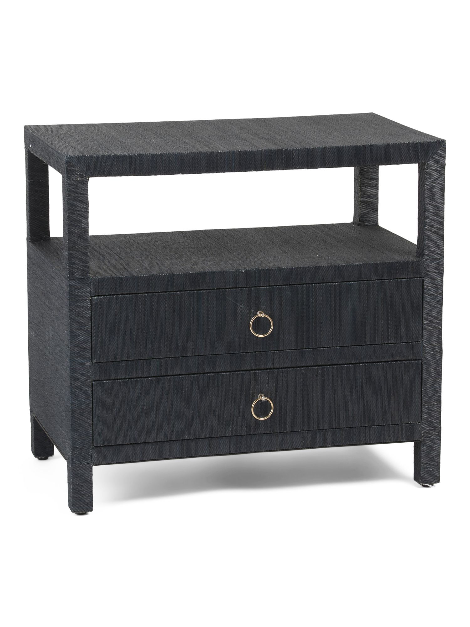 2 Drawer Raffia Table | Marshalls