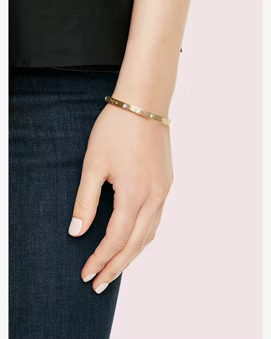 Set In Stone Hinged Bangle | Kate Spade (US)