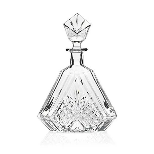 James Scott Triangular Crystal, Liquor, Whiskey,Wine, Decanter- Irish Cut 610... - Walmart.com | Walmart (US)