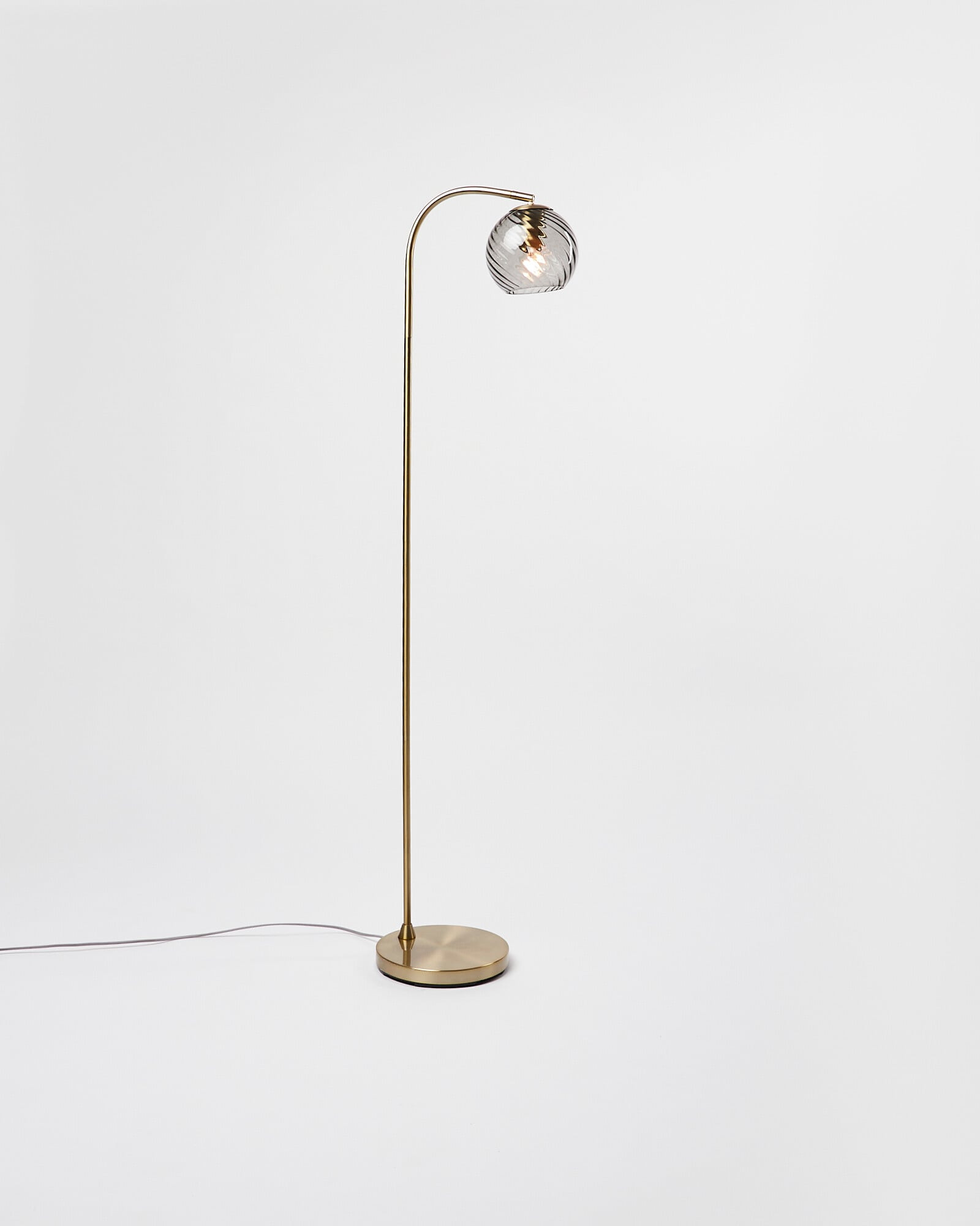 Celia Glass Floor Lamp | Oliver Bonas | Oliver Bonas (Global)