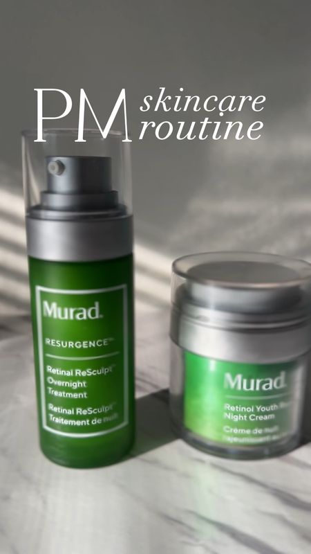 My night time skincare routine. I use Murad retinal and retinol for a few months and saw major improvement in skin elasticity and wrinkles.
I’m on my third bottle!




#LTKfindsunder100 #LTKbeauty #LTKover40