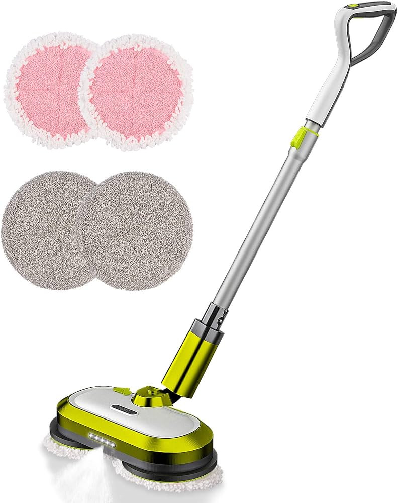 Cordless Electric Mop, Electric Spin Mop with LED Headlight and Water Spray, Up to 60 mins Powerf... | Amazon (US)