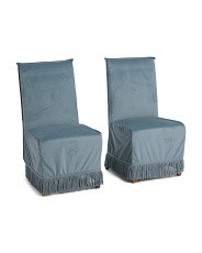 HOME DEC FAR EAST
2pk Theodore Fringe Slipcover Chairs
$299.99  Compare At $450 
help
 | Marshalls