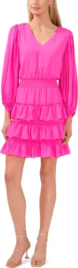 Long Sleeve Tiered Dress | Nordstrom